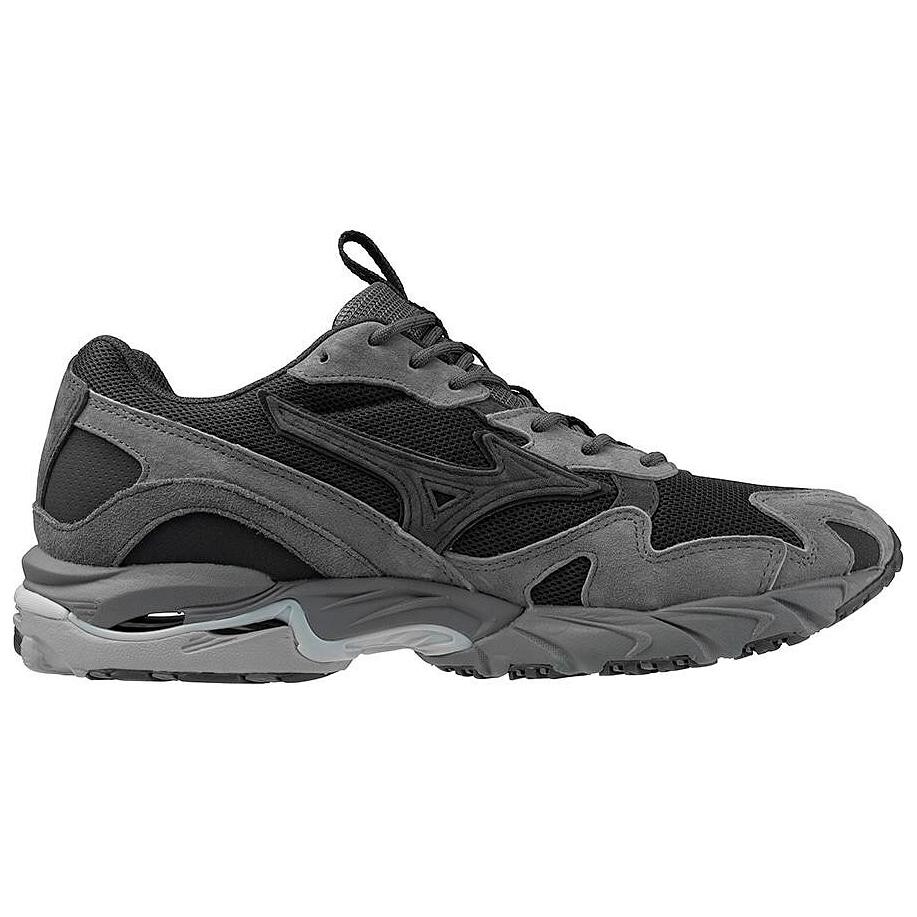 Кроссовки Mizuno Wave Rider 10  Slow Steady Club X  'Charcoal Grey', серый — фото 2