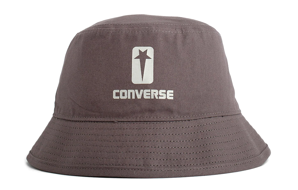 

Drkshdw X Converse Логотип Детализированная Ведро Шляпа RICK OWENS, Серый