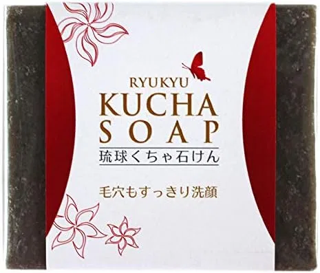 Мыло для лица Окинавская глина Kucha Okinawa Turmeric Sales, 120 г x 6 шт.