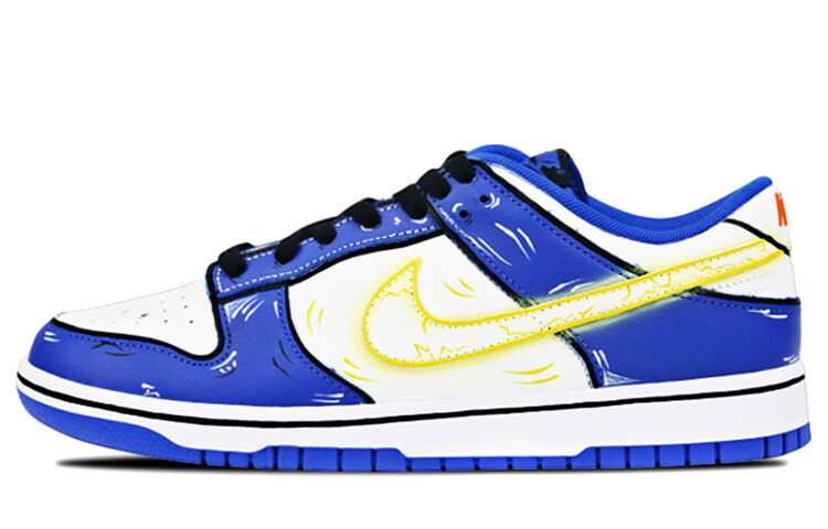 

Кроссовки Nike Dunk Skateboard Shoes Men Low-Top White Blue Color, Синий, Кроссовки Nike Dunk Skateboard Shoes Men Low-Top White Blue Color