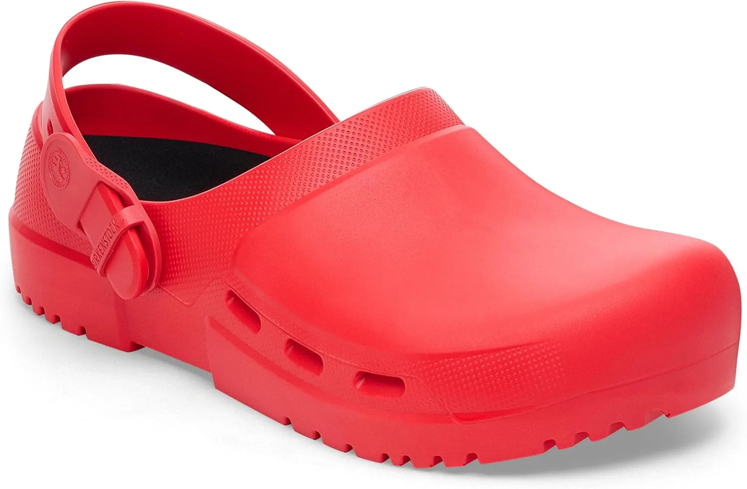 Рабочие антистатические сабо Birkenstock Birki Air 2.0 унисекс из полиуретана с вентиляционными отверстиями, красный
