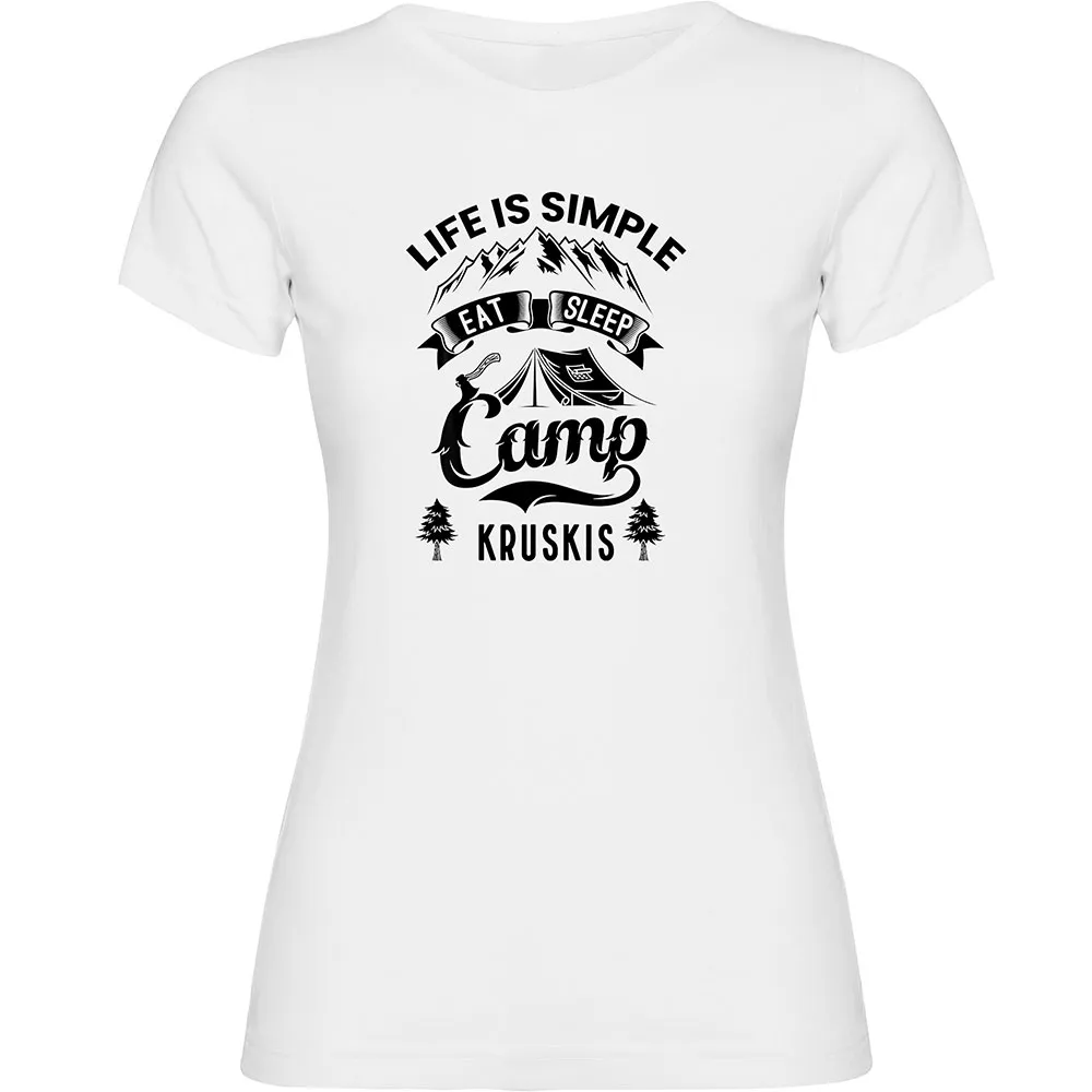 

Футболка с коротким рукавом Kruskis Life Is Simple, белый