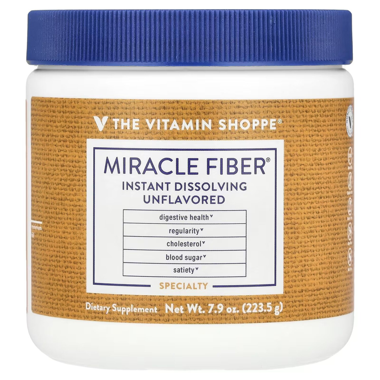 

Чудодейственная клетчатка, без вкуса, 7,9 унции (223,5 г) The Vitamin Shoppe