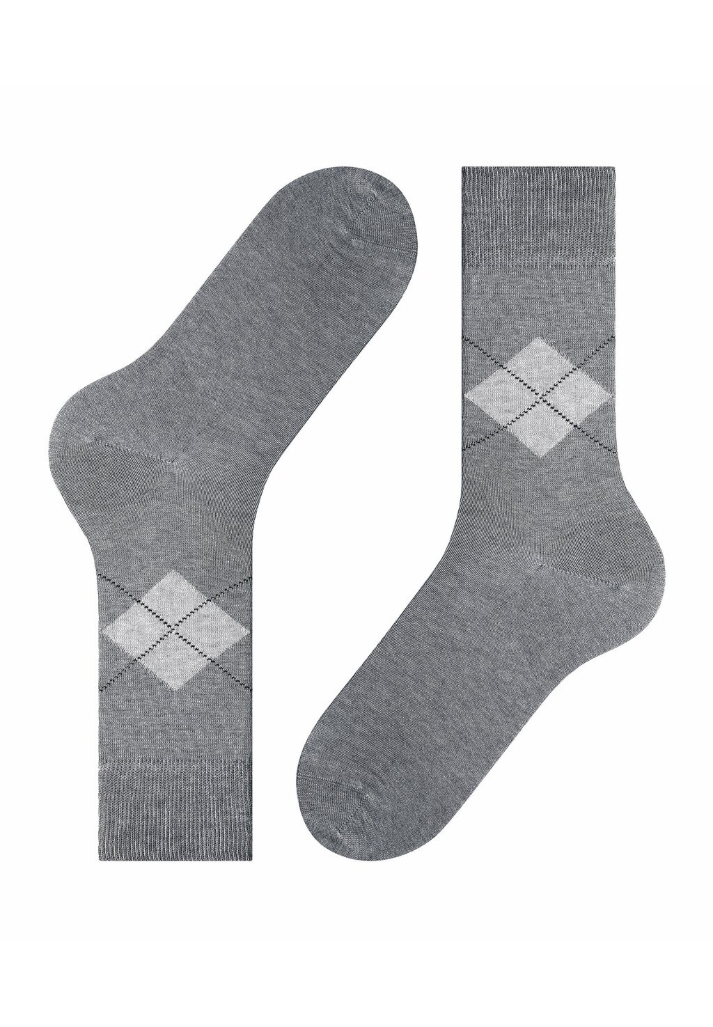 

Носки BLACK ARGYLE ONE-SIZE Burlington, цвет Mottled Grey