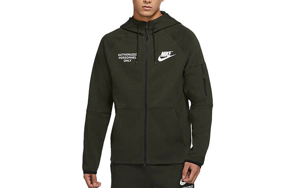 Куртка Nike Training Athleisure Casual Sports Hooded Jacket Green, зеленый — фото 2