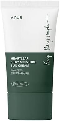 

Солнцезащитный крем, 50 мл Anua Heartleaf Silky Moisture Sunscreen, Inna marka