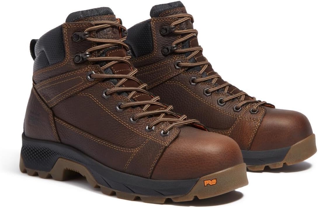 Timberland PRO мужские ботинки Titan Ev 6 дюймов с композитным защитным носком, Dark Brown — фото 2