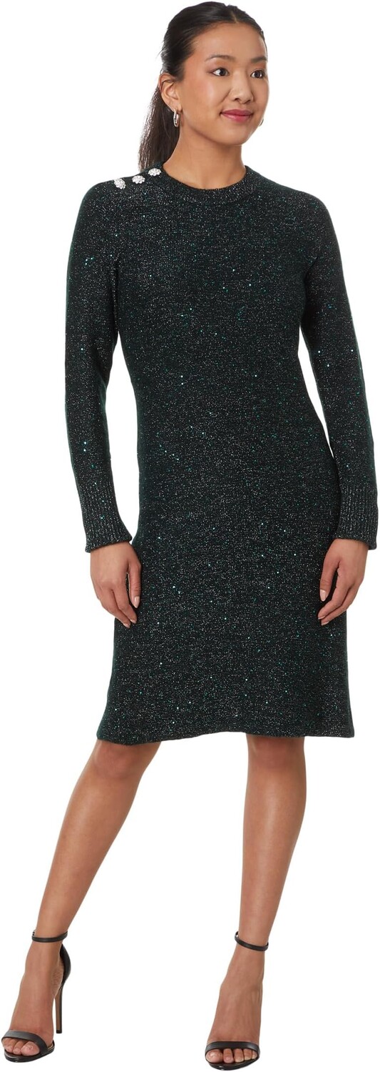 

Платье Lilly Pulitzer Morgen Sequin Sweater Dre, цвет Evergreen Metallic