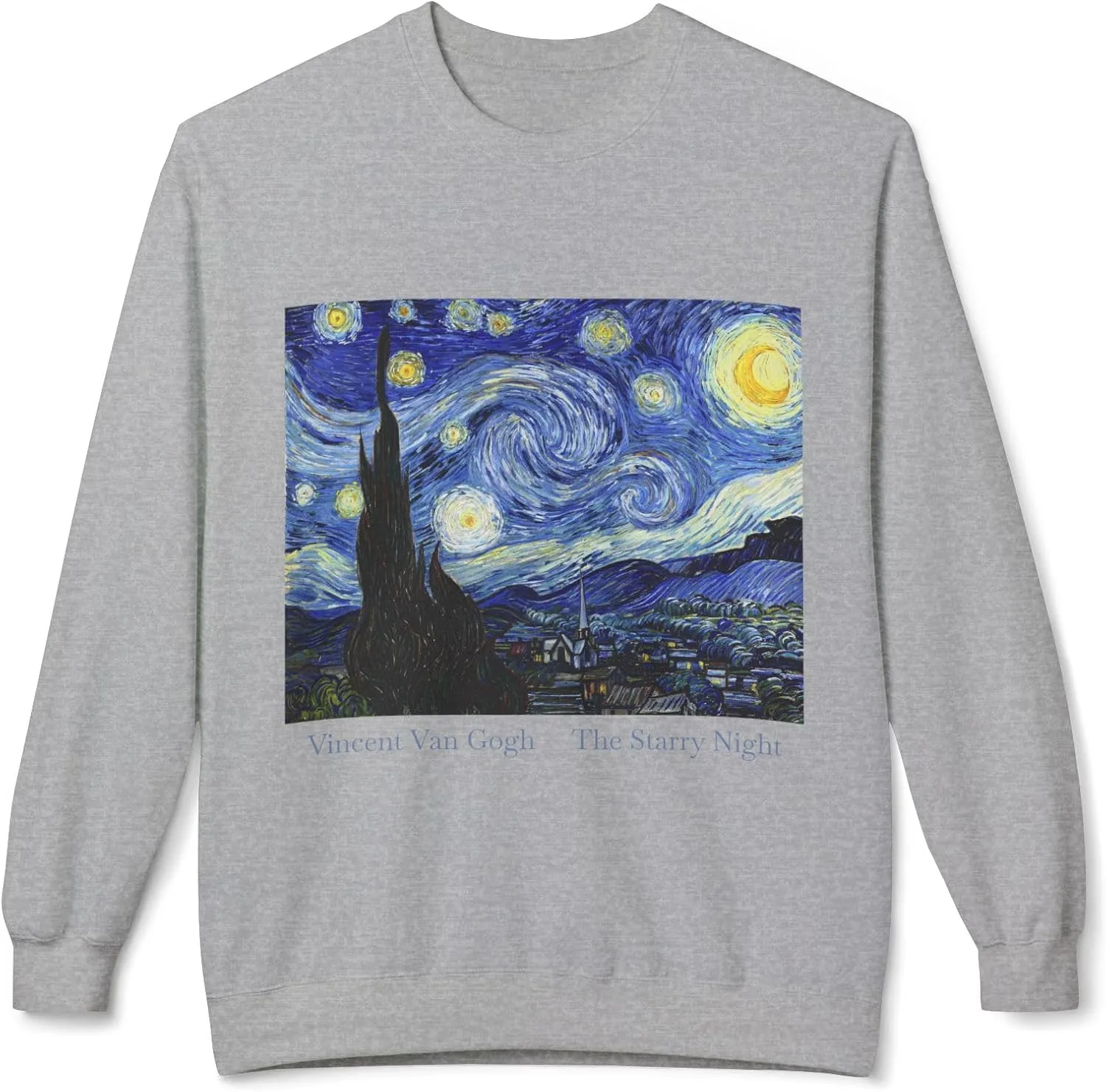 

Толстовка DONWILLISJRART с картиной "Звездная ночь"