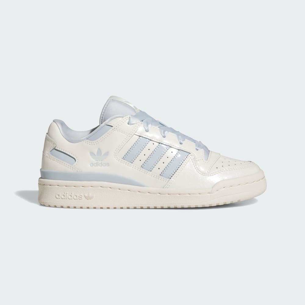 Кроссовки Adidas Forum Low CL Shoes, цвет Off White/Halo Blue/Off White