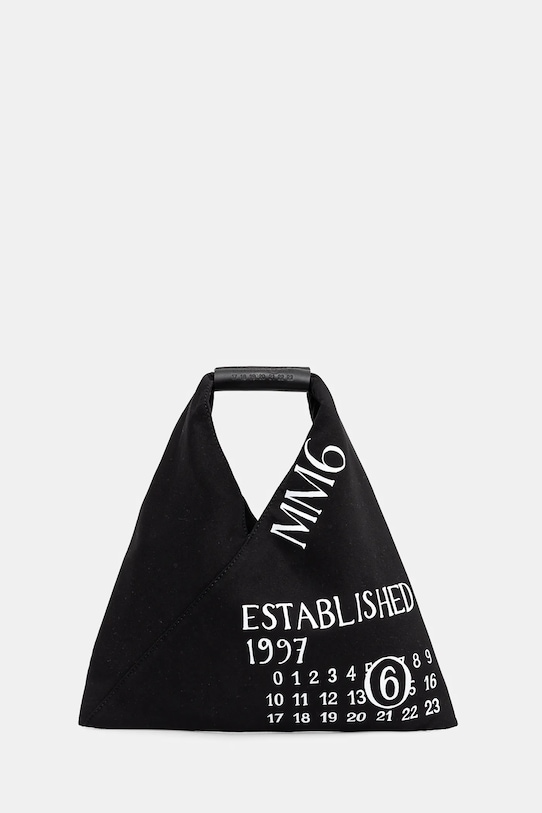 

Хлопковая сумка Mm6 Maison Margiela, черный