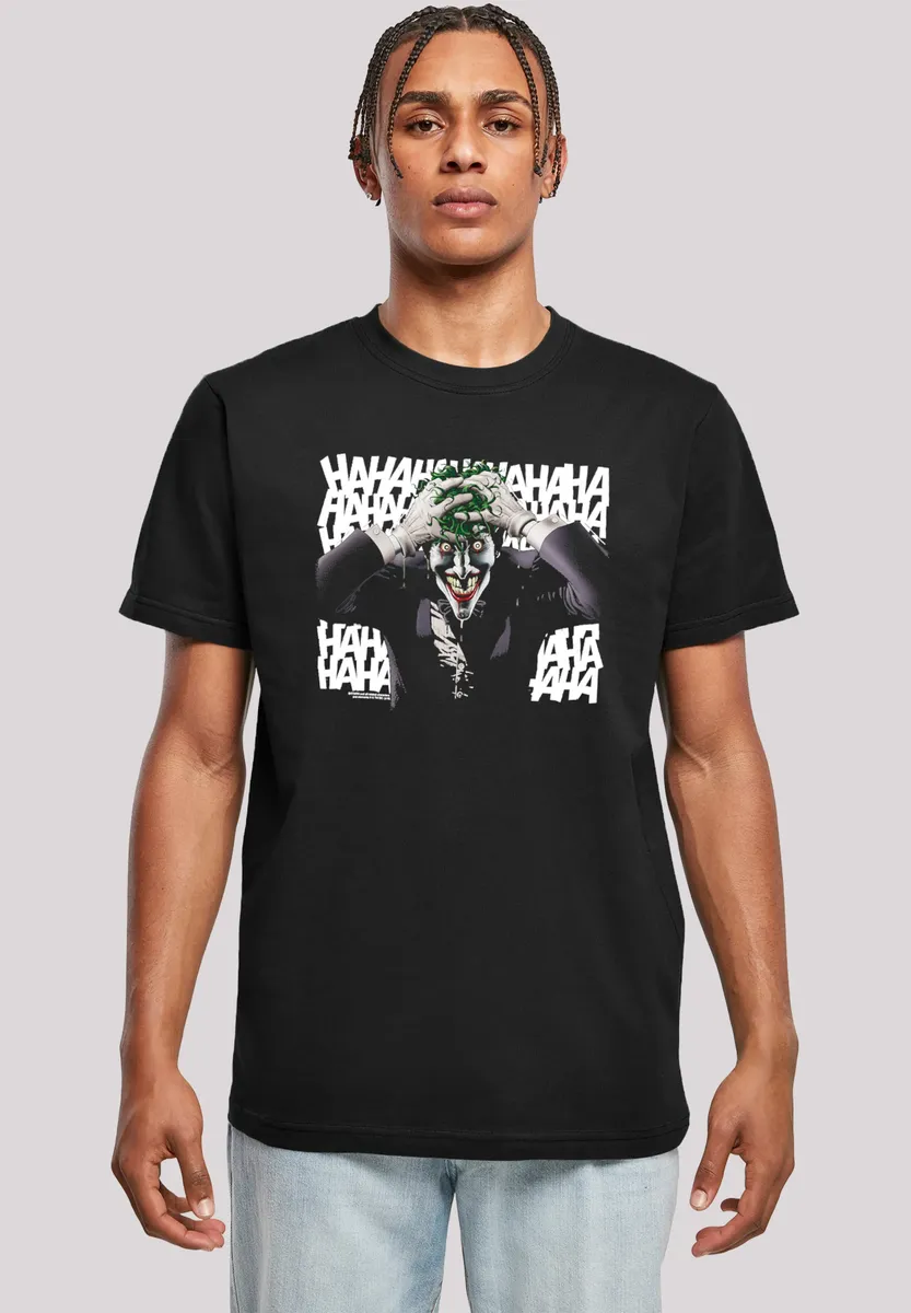 

Футболка F4NT4STIC "Batman The Joker Killing Joke", мужская, премиум-мерч, стандартного кроя, базовая, с принтом, черный