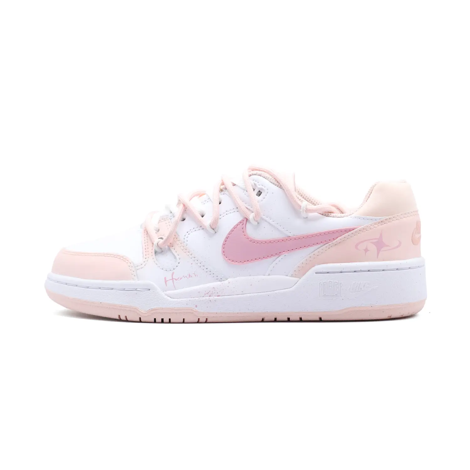 

Детские кроссовки для скейтбординга Full Force Anti Slip с износостойким низким верхом для подростков Nike, розовый/белый