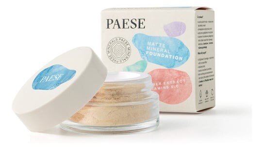

Матирующая минеральная основа 100N Light Beige, 7 г Paese, Minerals