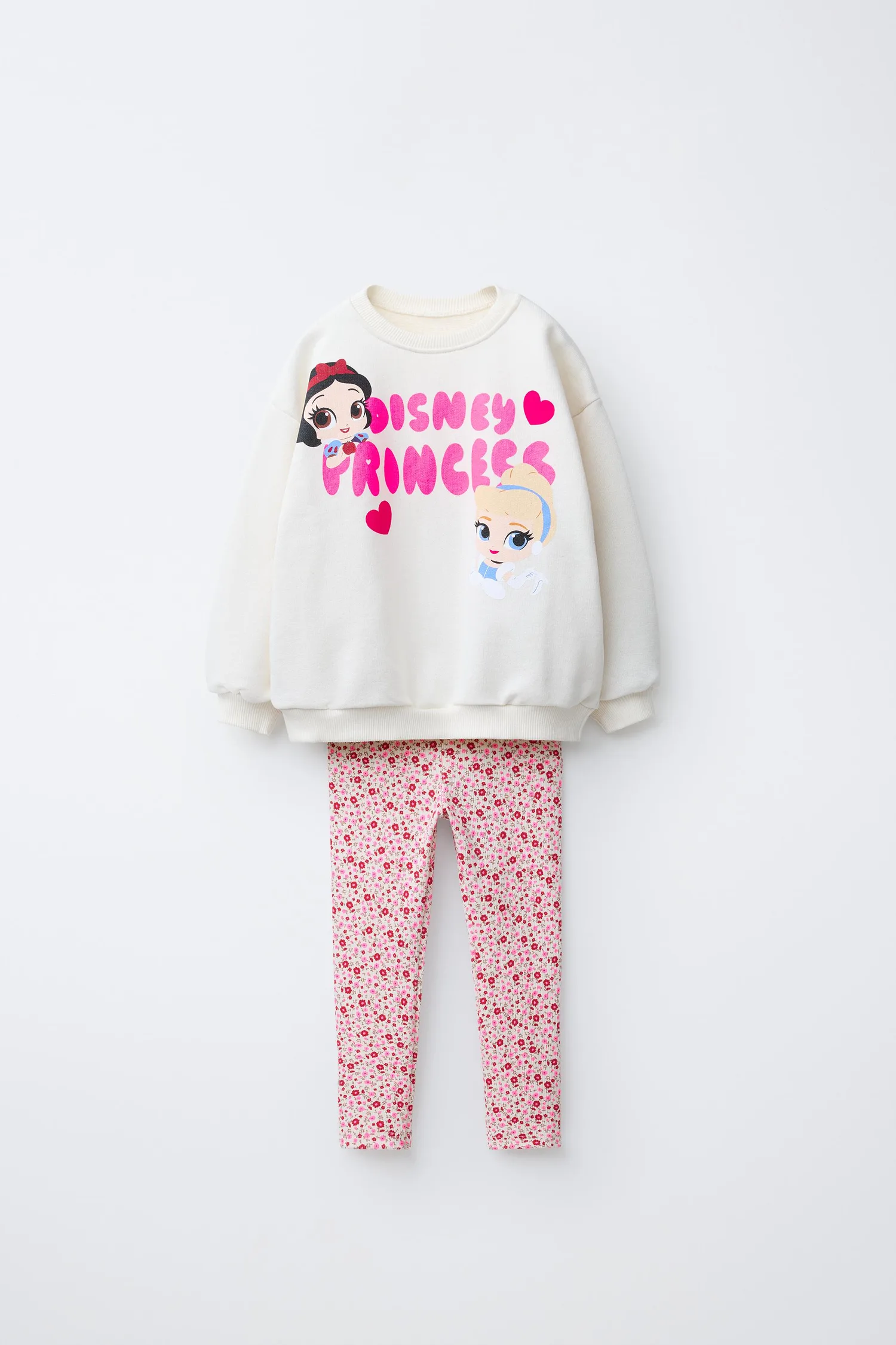 Комплект из толстовки и леггинсов «принцесса» disney Zara, мультиколор