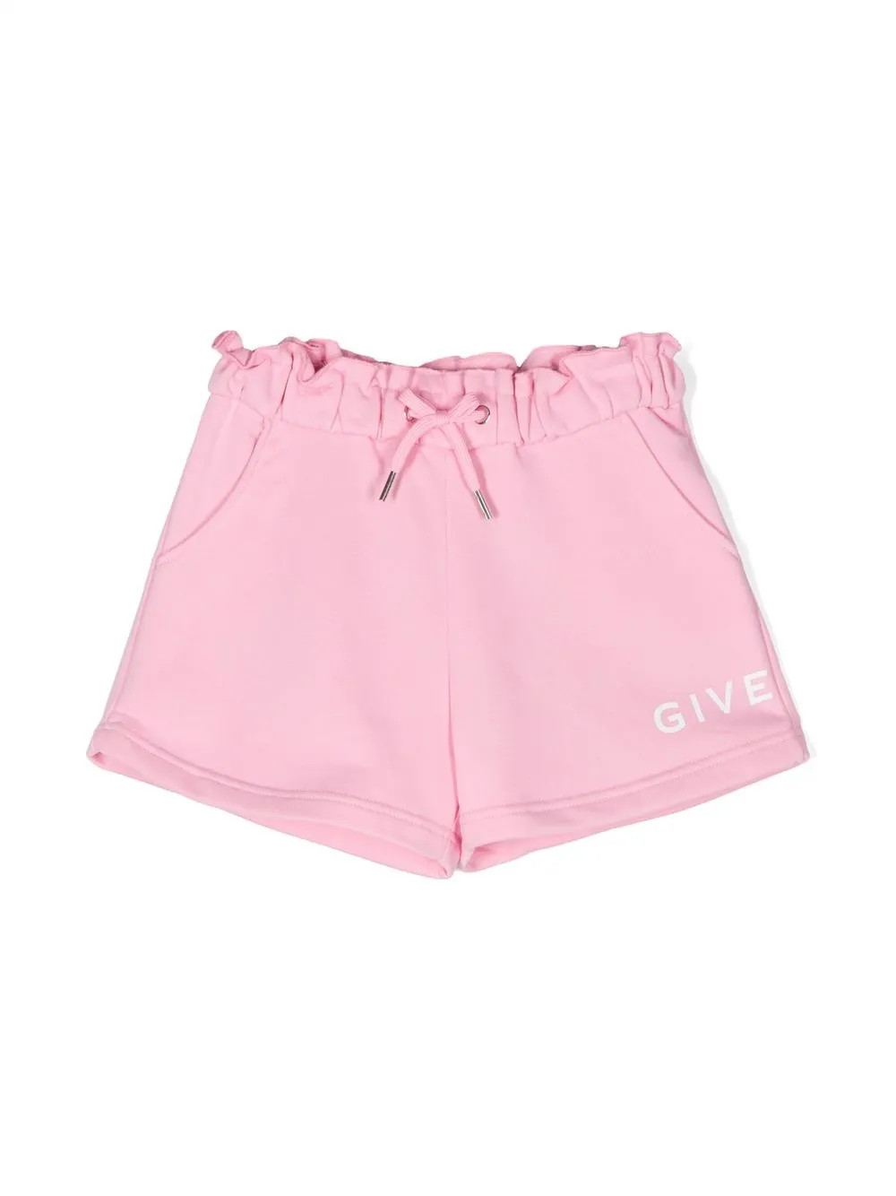 

Шорты с оборками и логотипом Givenchy Kids, розовый