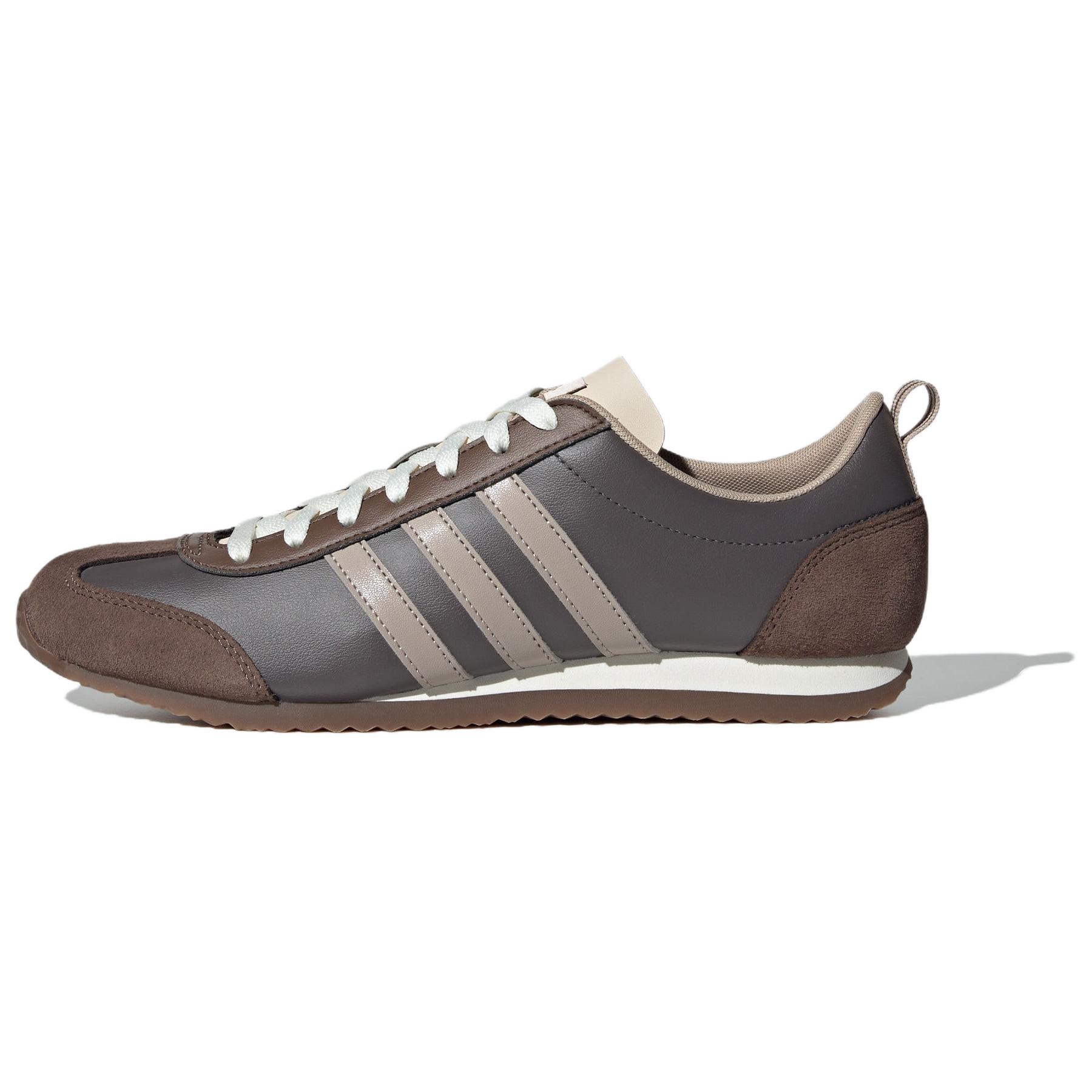 

Adidas VS JOG 2.0 устойчивые к истиранию низкие кеды унисекс серо-коричневые - угольно-серый/паровой серый/стратум темный землисто-коричневый