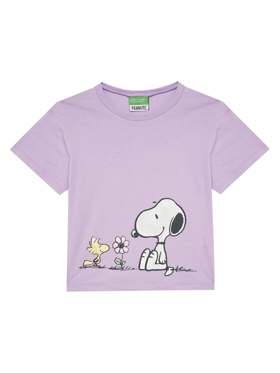 

Футболка обычного кроя 3X1SG10I9 United Colors Of Benetton, фиолетовый