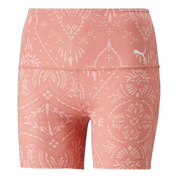

Шорты studio printed 5 inch training legging short 'rosette' Puma, розовый