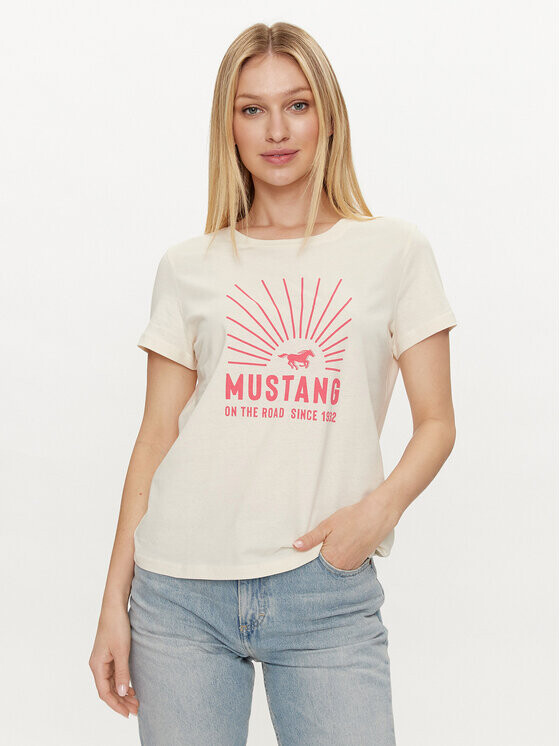 

Футболка стандартного кроя Mustang, желтый