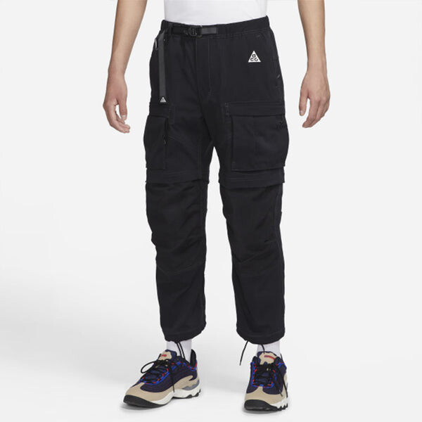 Брюки acg smith summit cargo pocket bundle feet breathable casual long pants black Nike, черный — фото 3