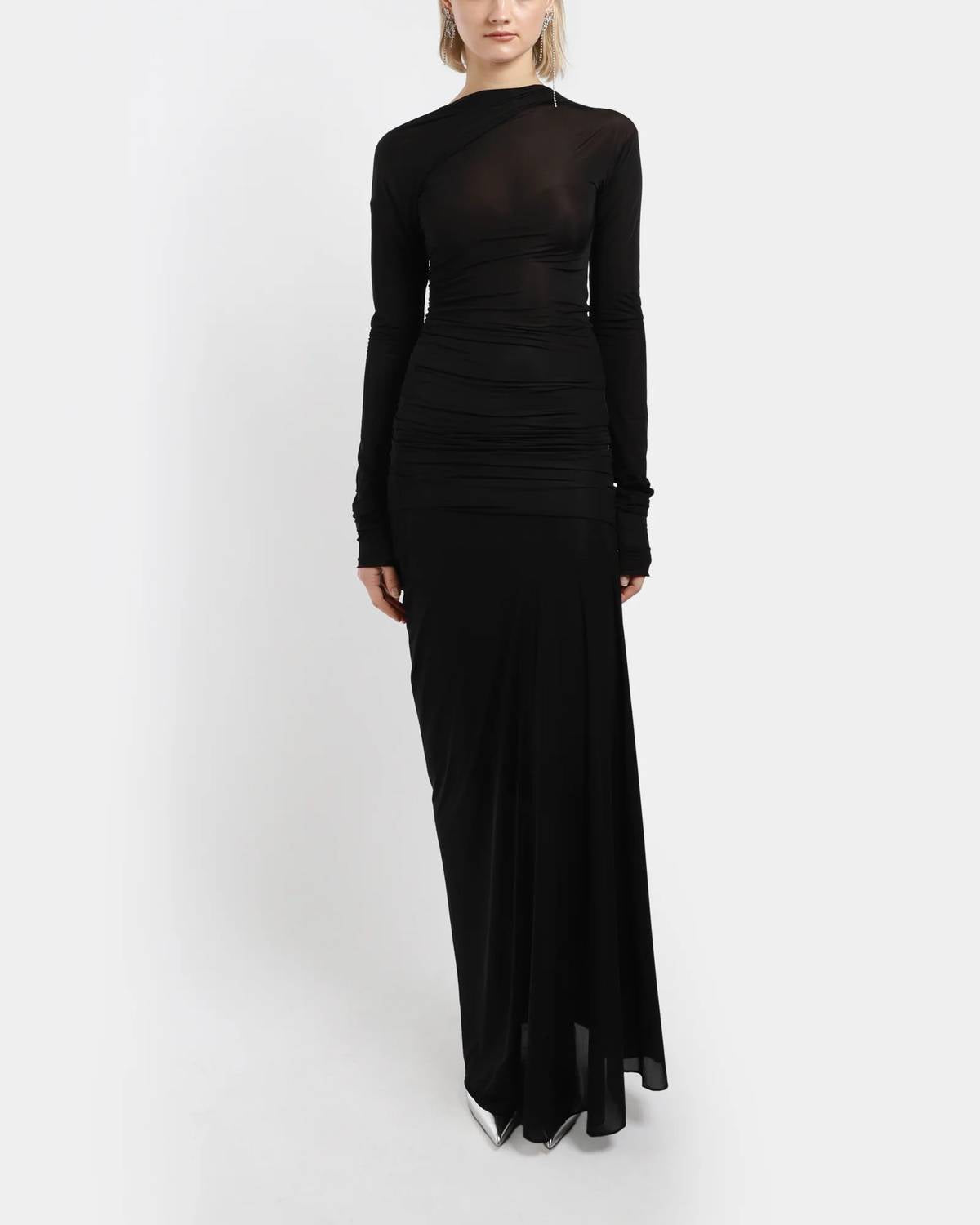 

Хоан Топ в черном цвете Dries Van Noten