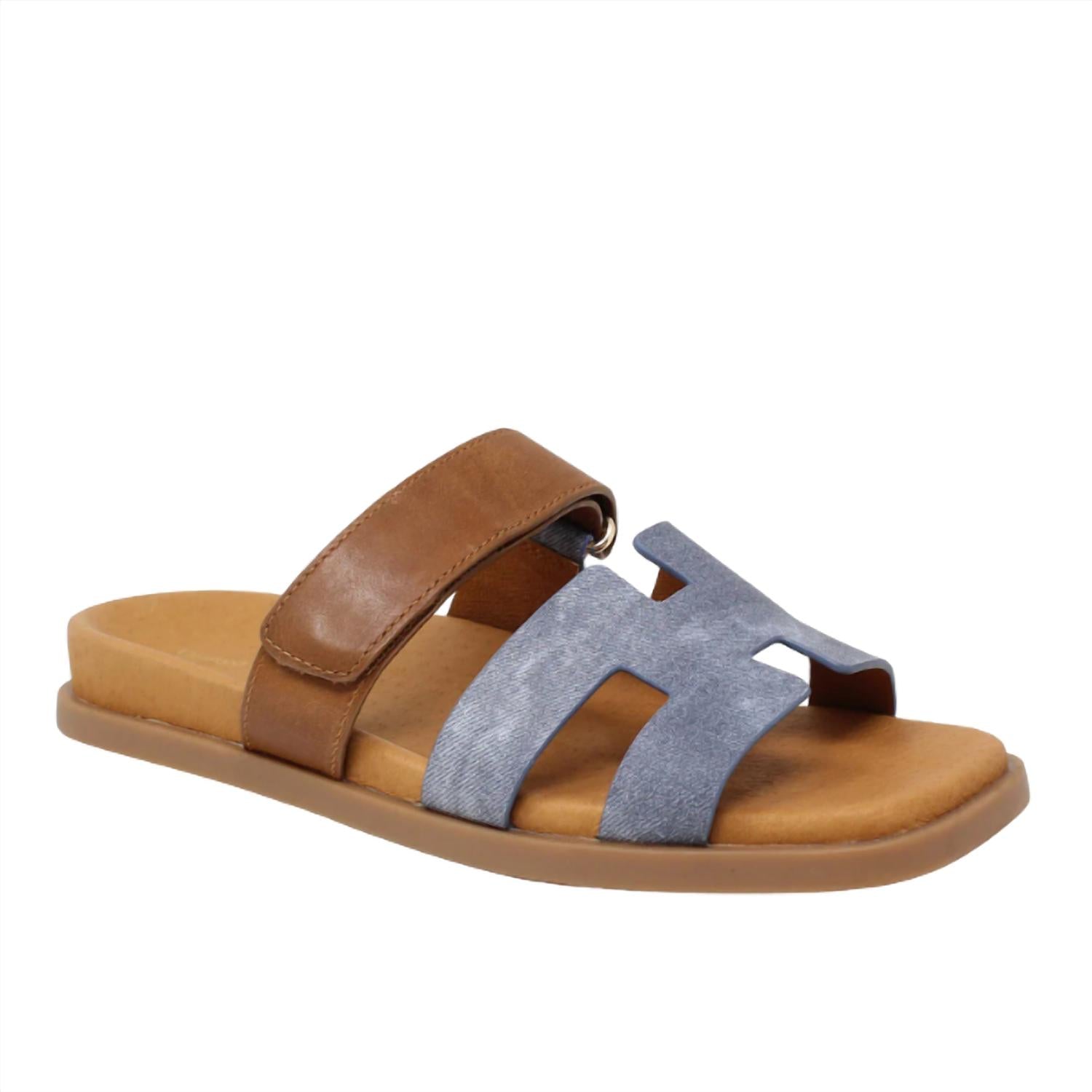 Women's Nodette Sandal In Denim Django & Juliette, Denim