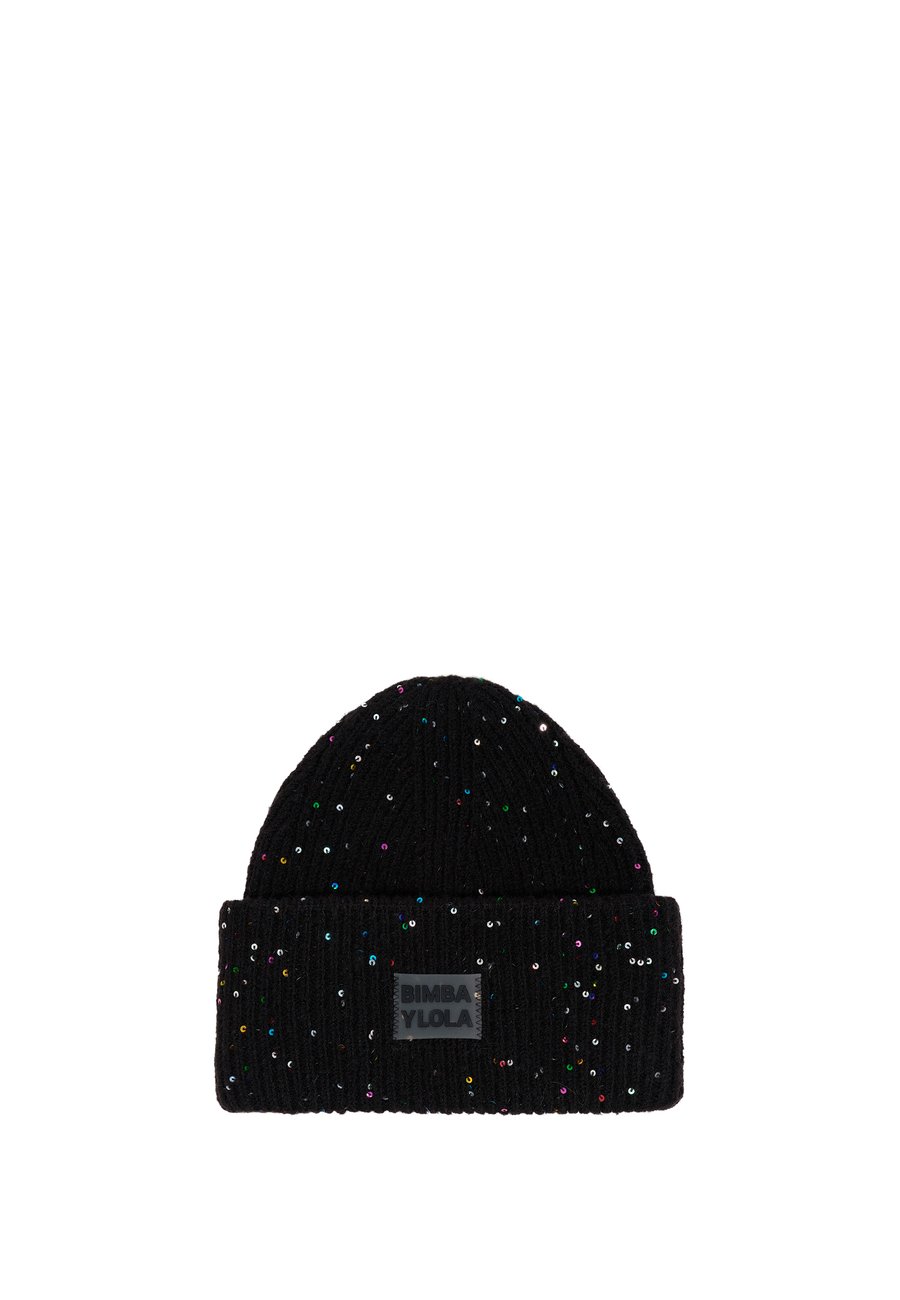 

Шапка Bimba Y Lola PUNTO LENTEJUELAS, Black