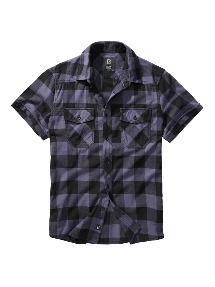 

Рубашки Brandit черно-серого цвета