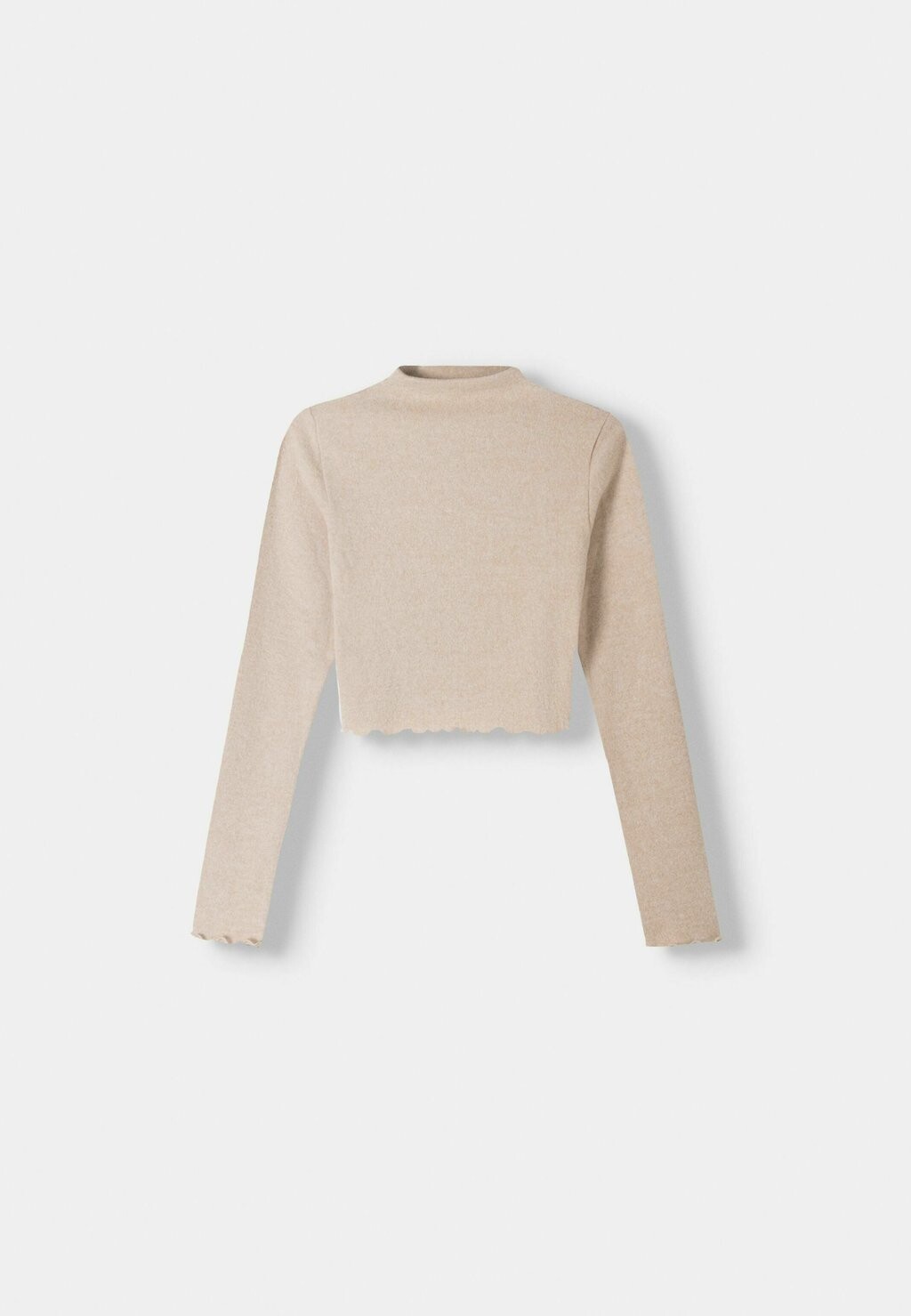 

Джемпер HIGH NECK Bershka, песочный