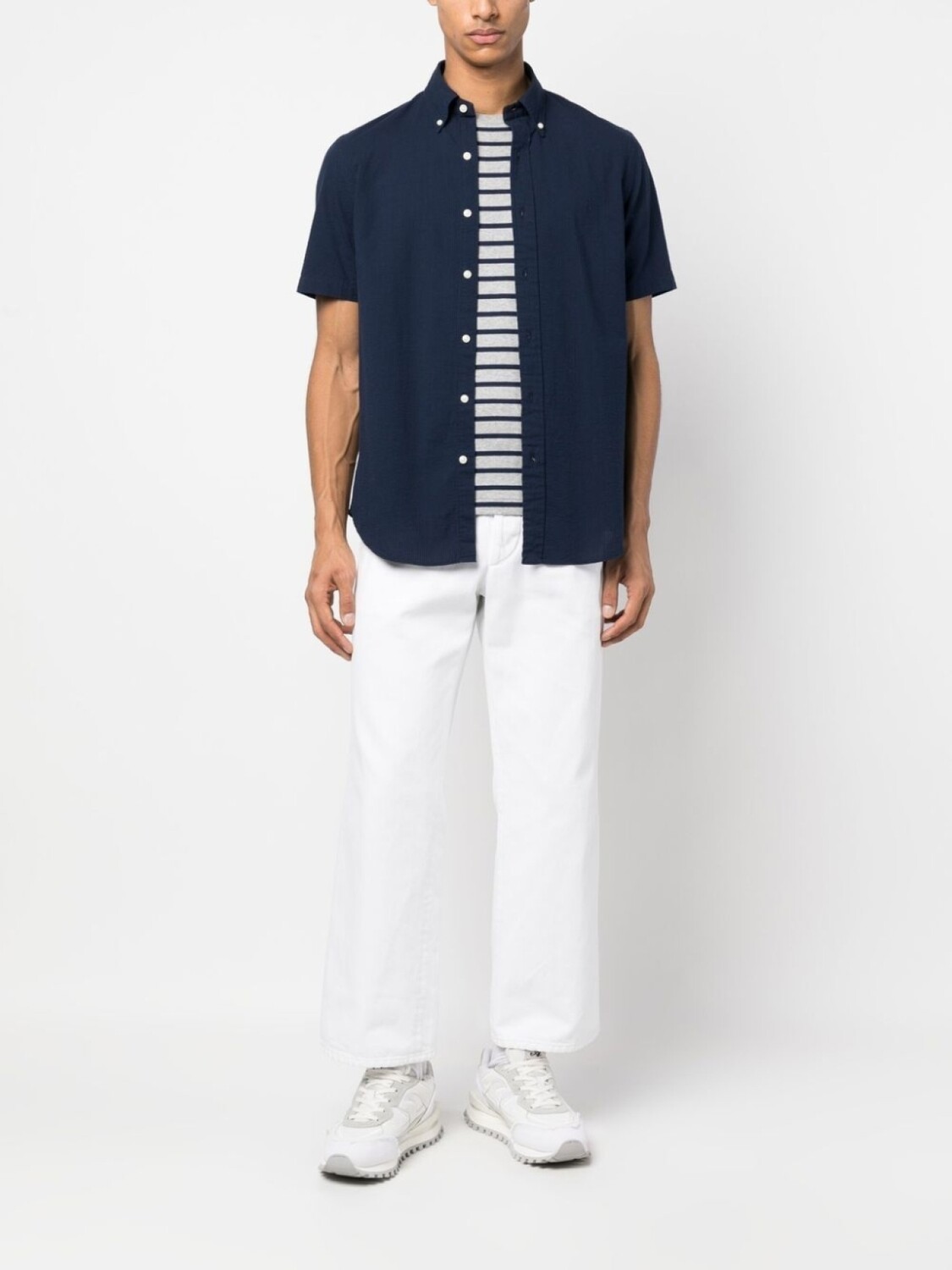 Вельветовая рубашка с короткими рукавами Polo Ralph Lauren, синий — фото 2