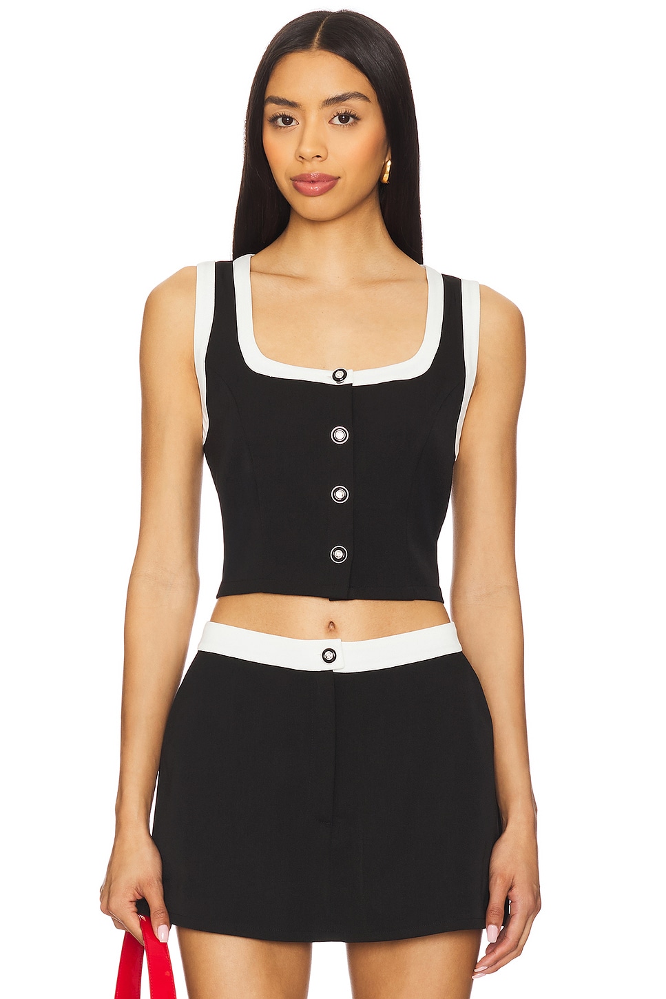 

Топ Rory от Astr The Label, black white