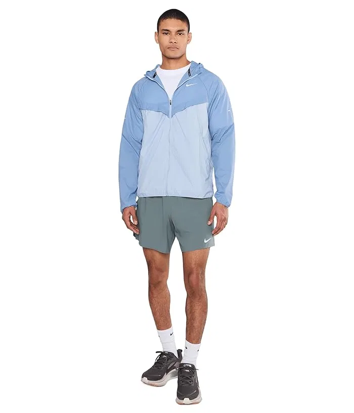 Шорты Nike Dri-FIT Stride 7" Brief, Smoke Grey/Reflective Silver — фото 2