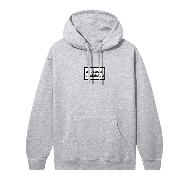 

Худи Anti Social Social Club Bullseye Hoodie Grey Heather, серый