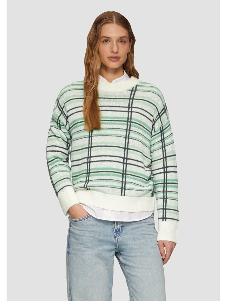 

Пуловер s.Oliver Strickpullover langarm, зеленый