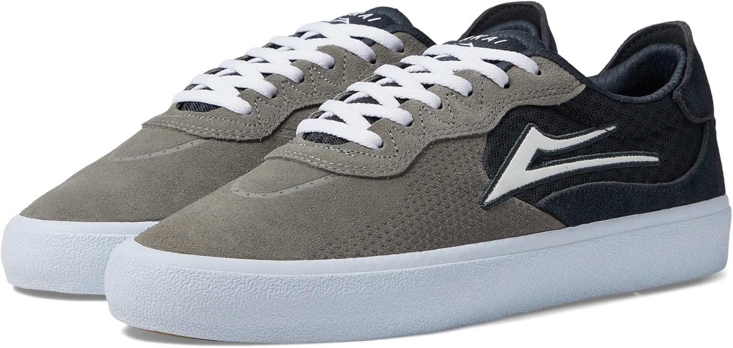 

Мужские скейт-кеды Lakai Essex - Современная обувь для скейтбординга, светло-серый