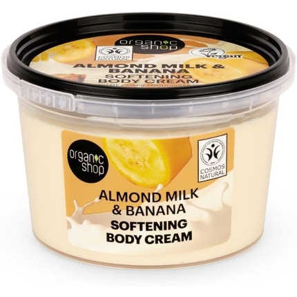 

Смягчающий крем для тела с миндальным молоком и бананом 250 мл Organic Shop