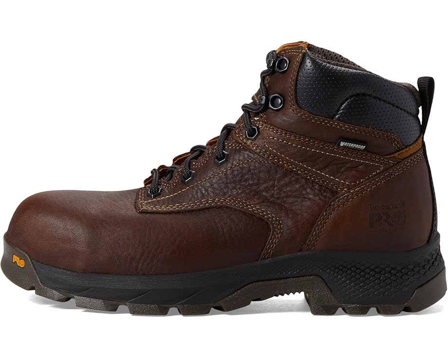 Мужские ботинки Timberland PRO TITAN водонепроницаемые с мембраной, коричневый — фото 4
