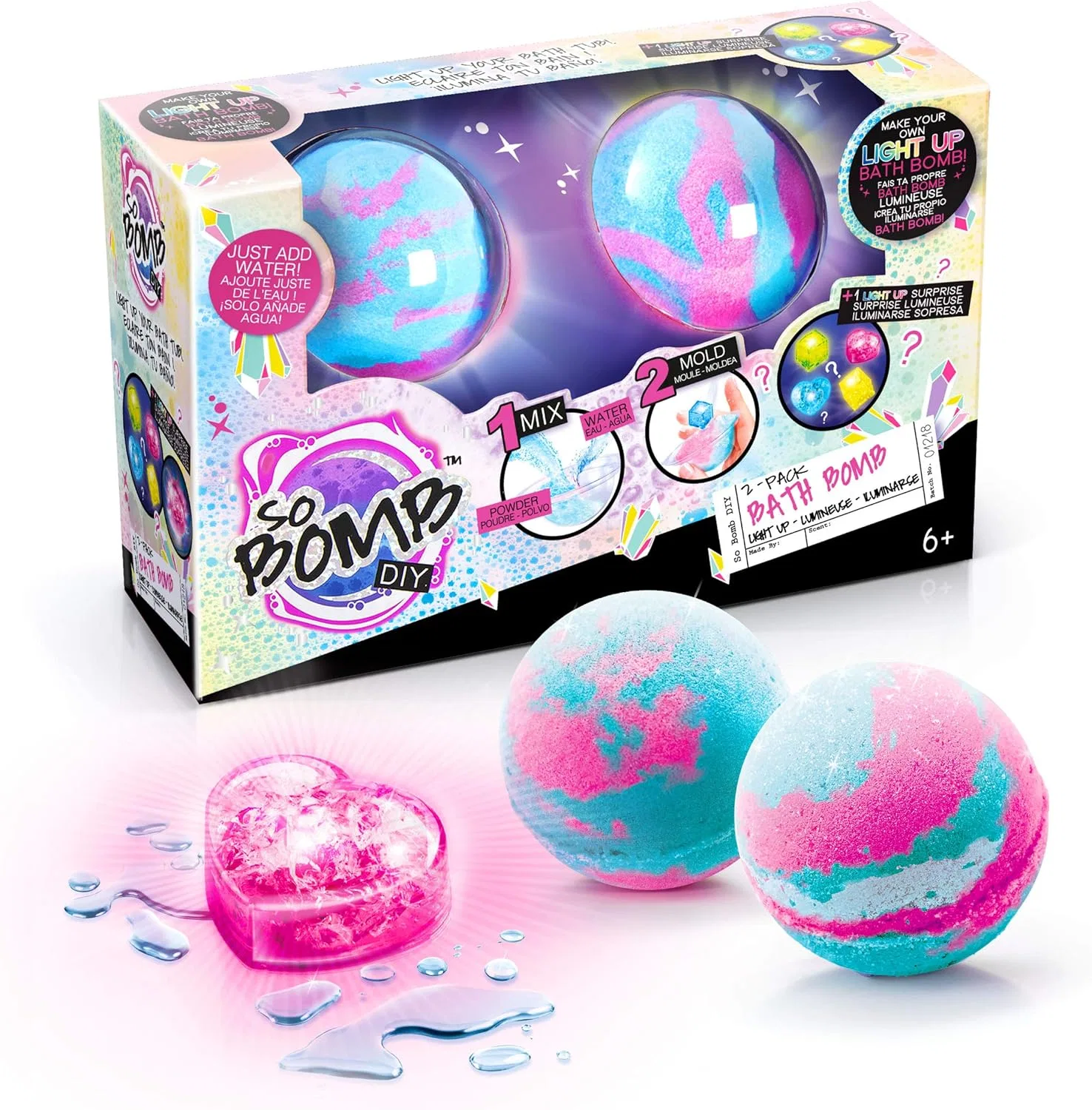 Набор для изготовления светящихся бомбочек для ванны Canal Toys So Bomb DIY Canal Toys