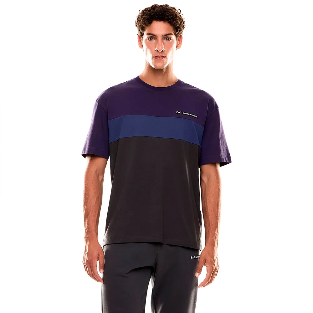 

Футболка с коротким рукавом EA7 EMPORIO ARMANI Train Athletic Colour Block, фиолетовый