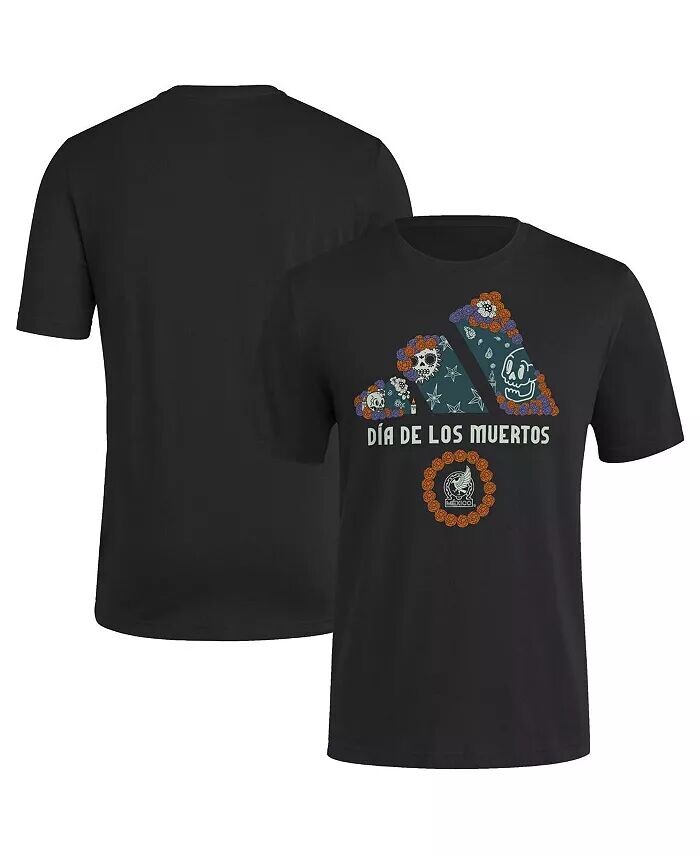 

Мужская черная футболка сборной Мексики Dia De Los Muertos adidas