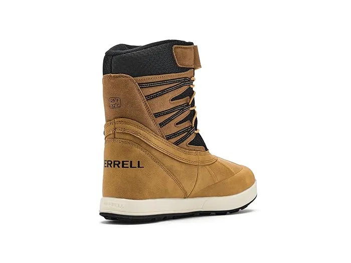Ботинки водонепроницаемые Snow Bank 5.0 Merrell Kids, Wheat/Black — фото 4