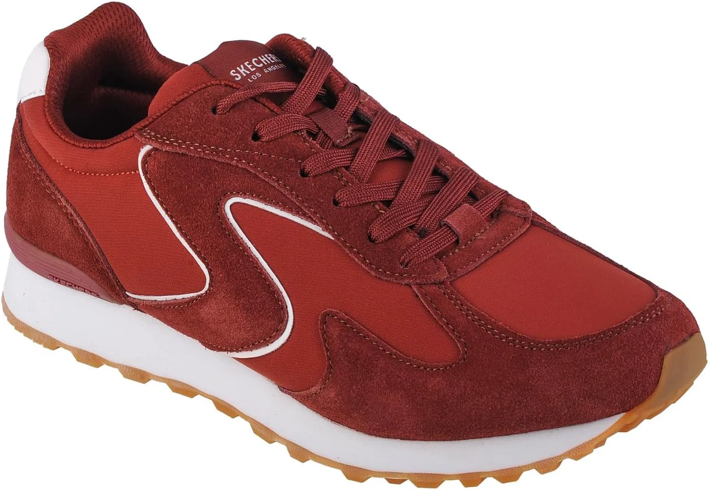 Мужские кроссовки Skechers, спортивная обувь, Red