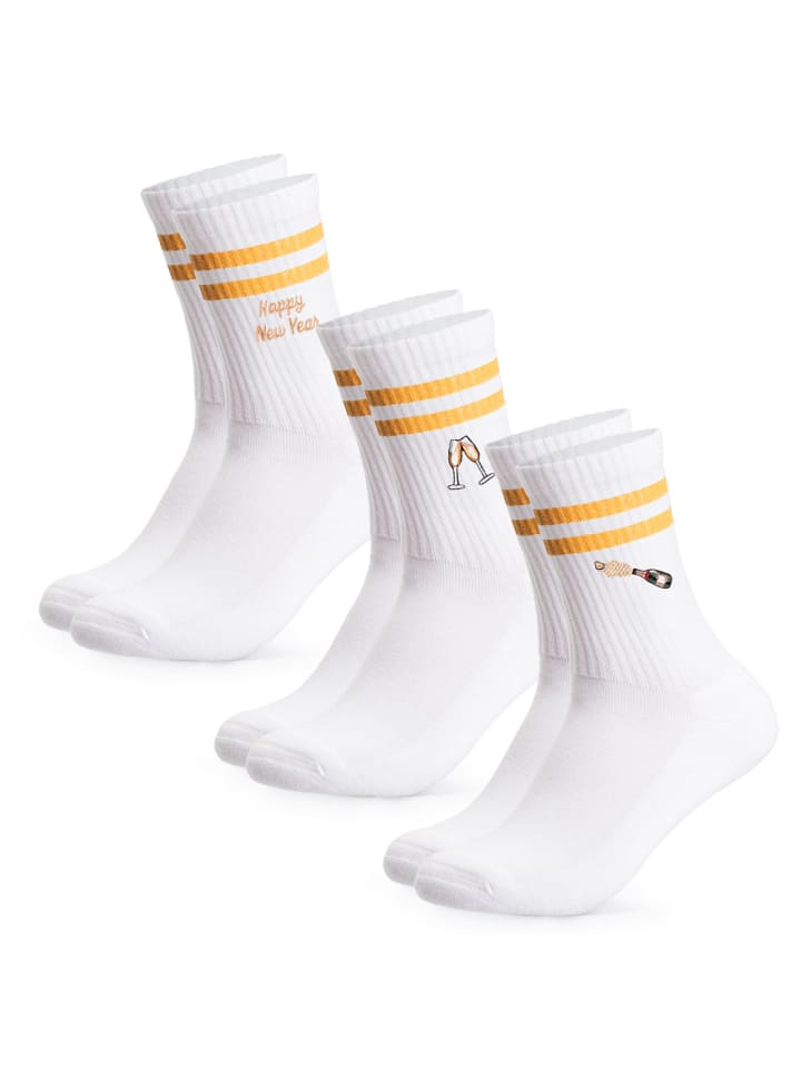 

Occulto Набор из 3 теннисных носков с рисунком «Рио» в новогоднюю тематику