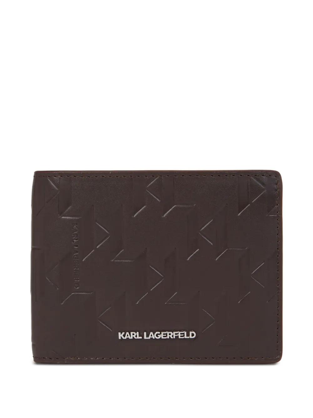 

Складной кошелек K/Loom Karl Lagerfeld, коричневый
