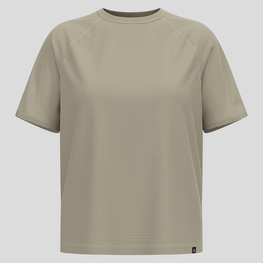 

Укороченная футболка Ascent из мериносовой шерсти с вафельной структурой ODLO