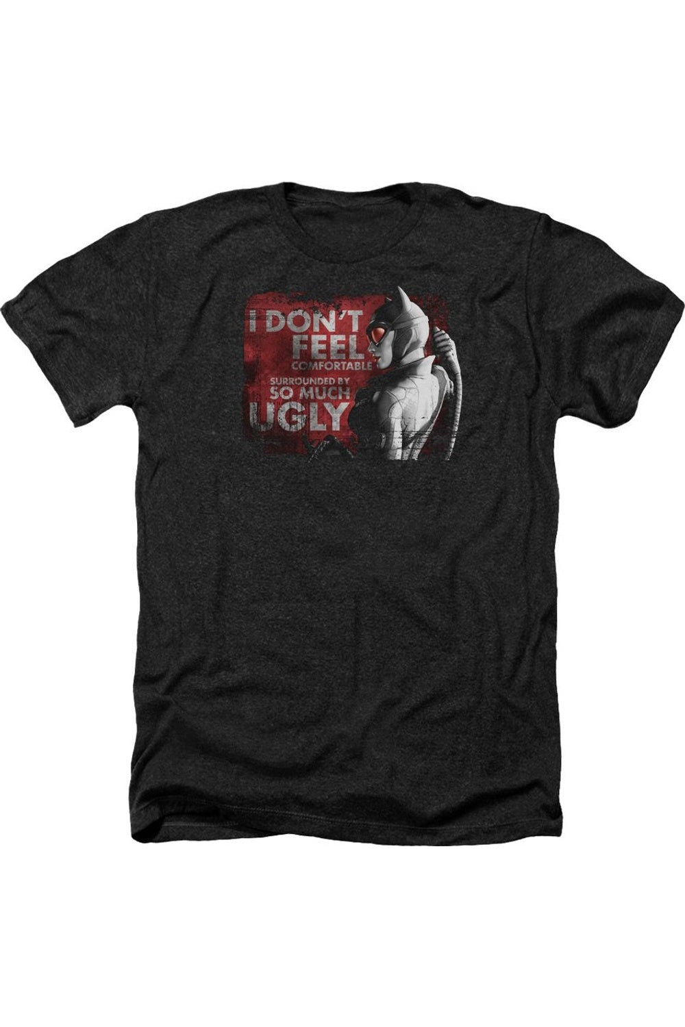 

Футболка / футболка для взрослых Batman Arkham City So Much Ugly Heather Gildan, черный