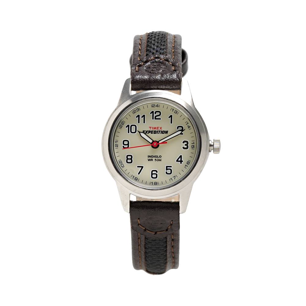 

Женские кожаные часы Timex Expedition — T41181, бежевый