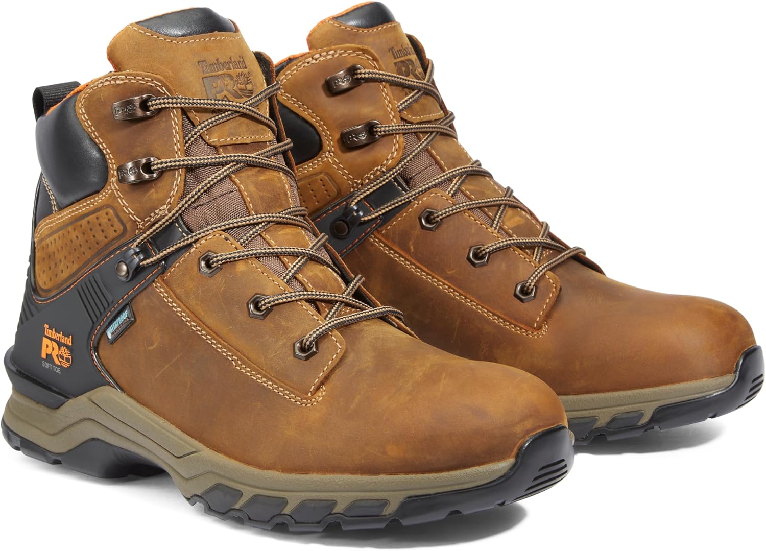 Timberland PRO мужские Hypercharge 6 дюймовые Soft Toe водонепроницаемые рабочие ботинки, Earth Bandit Brown — фото 2