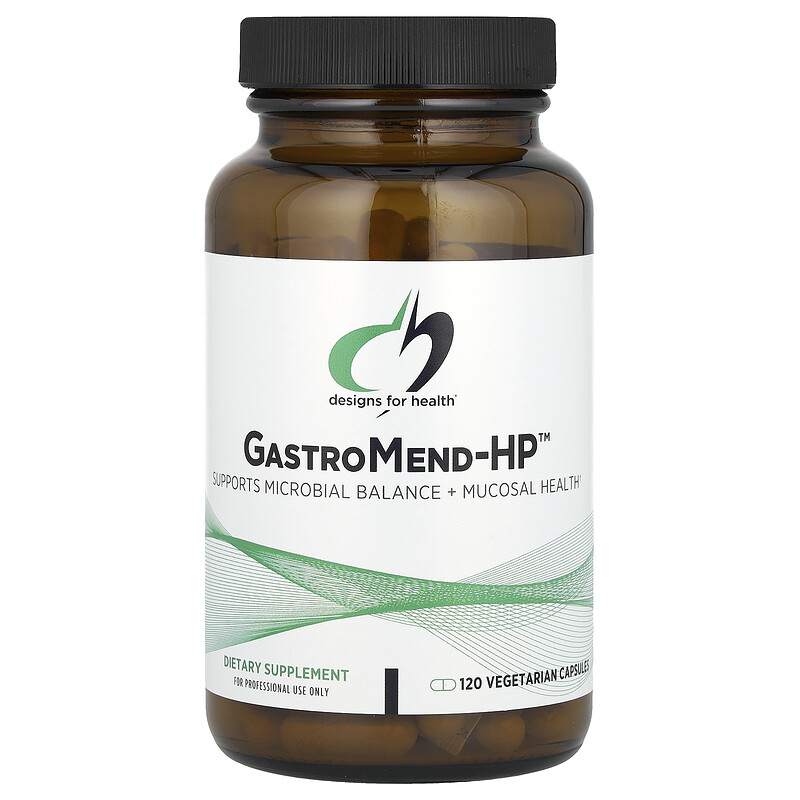 

Designs For Health, GastroMend-HP, 120 Vegetarian Capsules